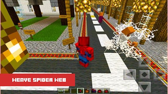 SpiderMan Mod for Minecraft PE Screenshot