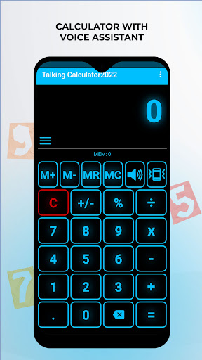 Android application Talking Calculator screenshort