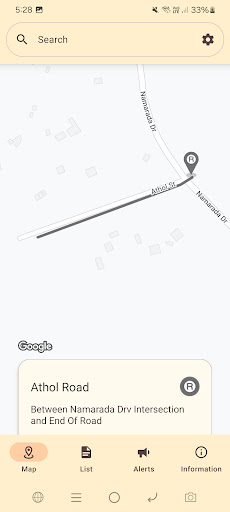 Road Report NT Screen 3