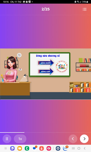 Bảng cửu chương số Screen 2