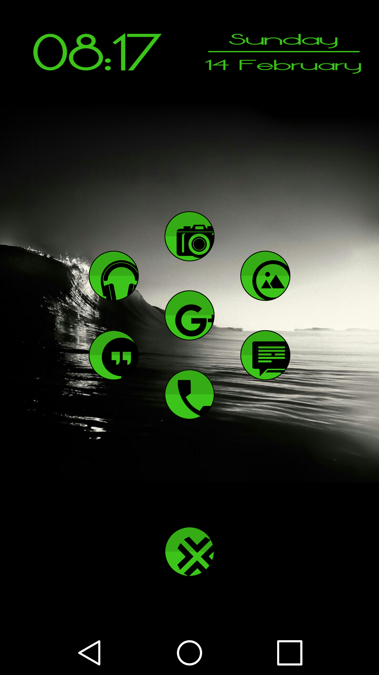 Android application Simp 164 Green - Icon Pack screenshort