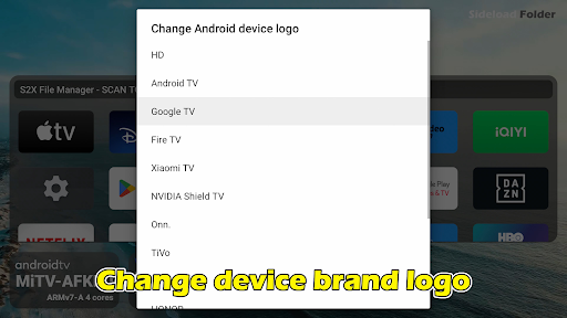Sideload Folder TV Launcher