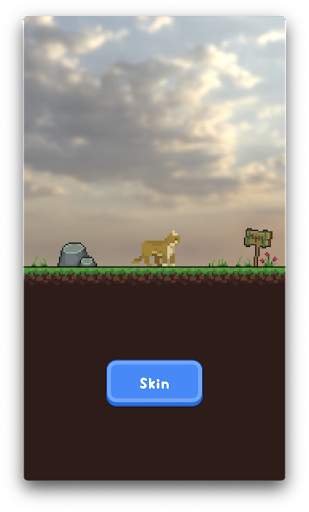 Android application Flying Cat 2D to 3D screenshort