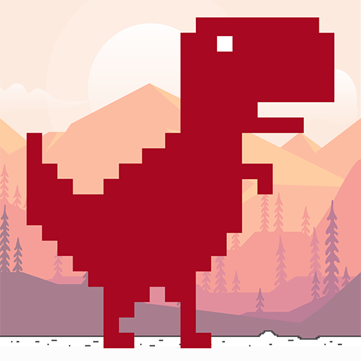 dinosaur jumping over cactus game