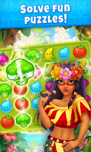 Jungle Mix Match Three: New Jewel in Match-3 Games apkpoly screenshots 1