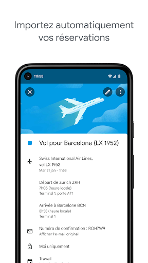 Google Agenda screenshot