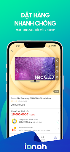Android application iONAH Việt Nam screenshort