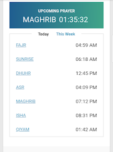 Ramadan Calendar 2021 : Sehri and Iftar Timetable Apk app for Android 3