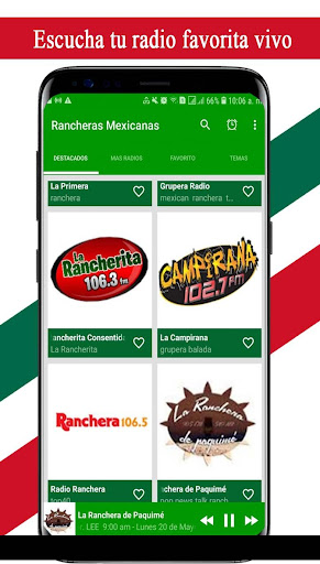 Android application Musica Ranchera Mexicana screenshort