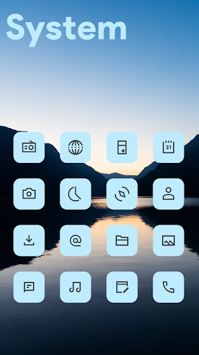 Screenshot of UBO Blue - Material You Pack