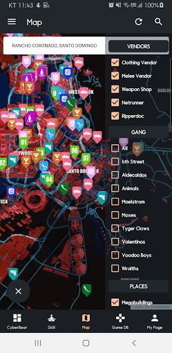 Android application CyberBear - Cyberpunk 2077 Wik screenshort