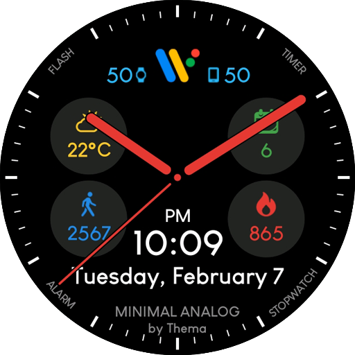 Minimal Analog Watch Face  Icon