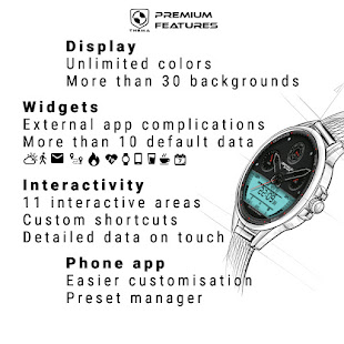 Octane Watch Face & Clock Widget Varies with device APK screenshots 10