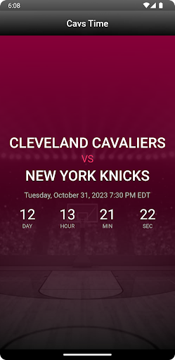 Cavs Time Screen 2