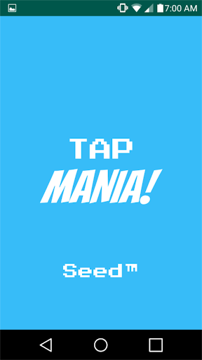 Android application Tap Mania! screenshort