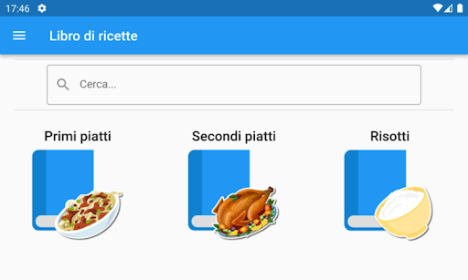 Android application Recipes Book screenshort