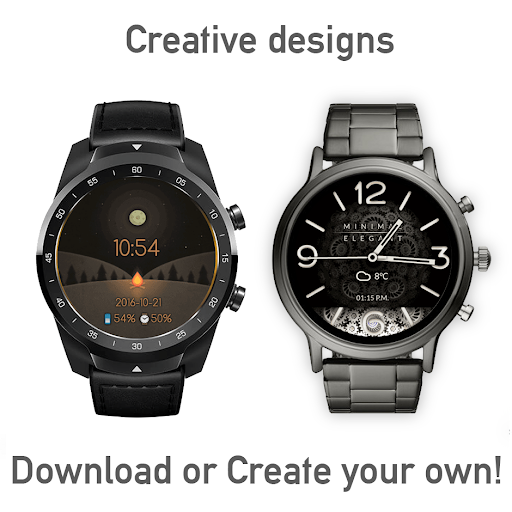 Watch Face - Minimal & Elegant for Android Wear OS  screenshots 5