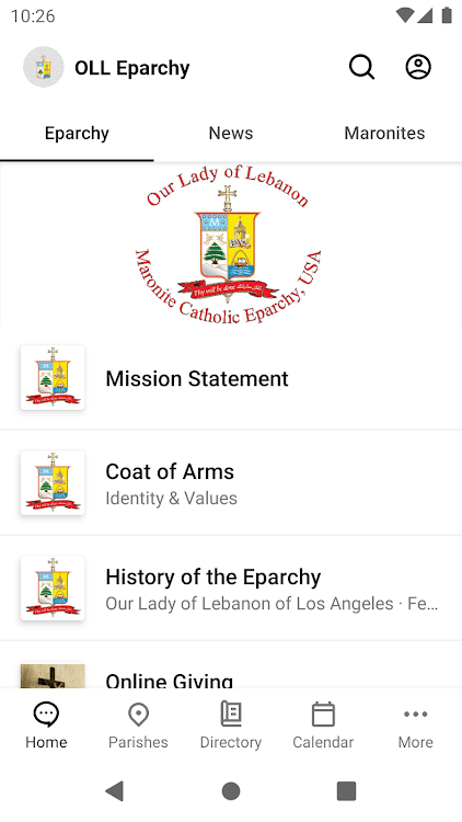 Eparchy of Our Lady of Lebanon - 6.10.3 - (Android)