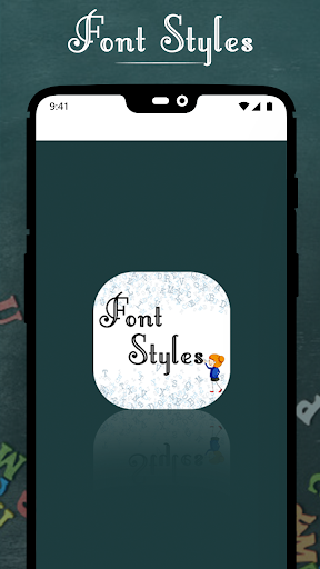 Android application Font Styles screenshort
