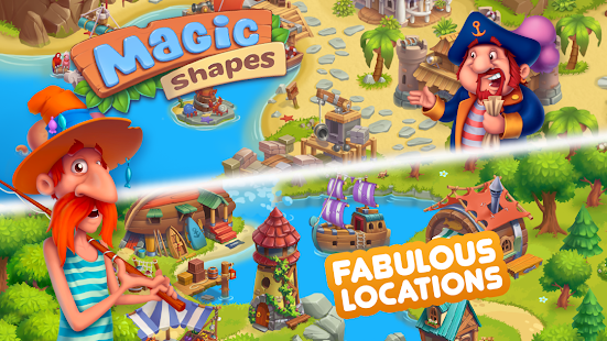 Magicshapes: Match 3 Puzzle 1.0 APK + Мод (Unlimited money) за Android