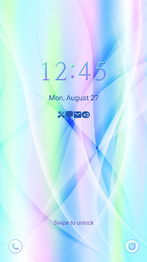 Blue And Green Wave- Wallpaper Screen 2
