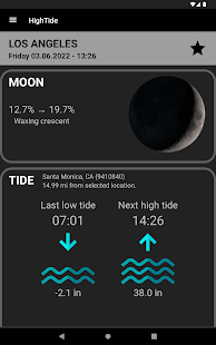 HighTide: tides & weather Screenshot