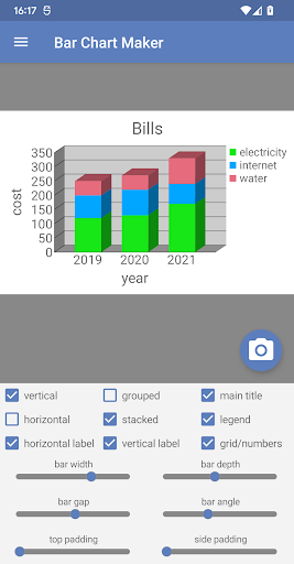 Screenshot of Bar Chart Maker Pro