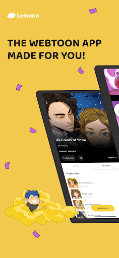 Android application Lemoon: Comics & Webtoons screenshort