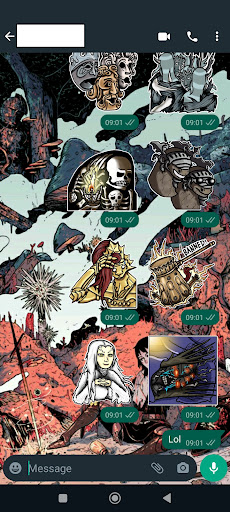 Android application Souls One Stickers screenshort