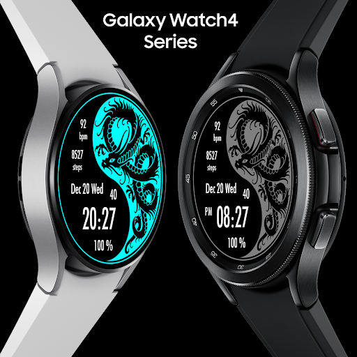 EY20 Yin Yang Dragon WatchFace screenshot 5