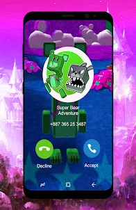 Super Bear Adventure fake call