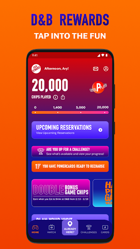 Android application D&B Rewards screenshort