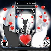Cute Cat Love Launcher Theme