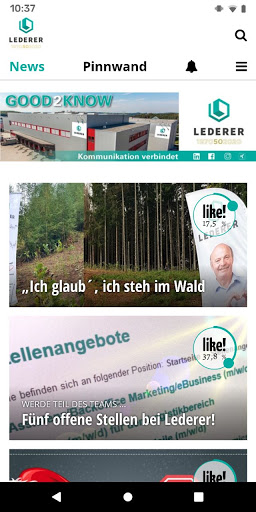 Lederer App „Good2Know“ Screen 2