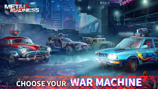 Metal car store game