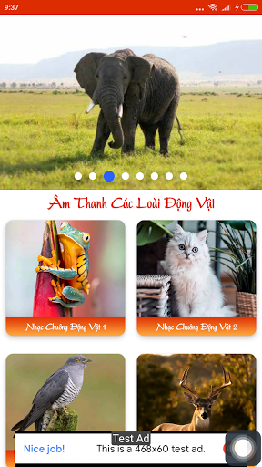 Nhạc Chuông Âm Thanh Động Vật Screen 2