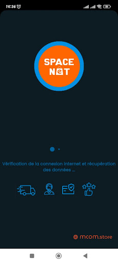 Android application SpaceNet screenshort