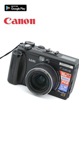 Canon G5 app Guide Screen 2