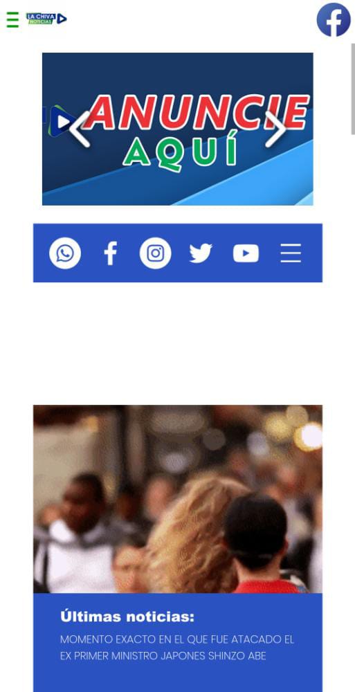 Android application La Chiva Noticias screenshot