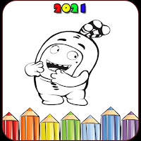 Oddbods Coloring Book - Easy Coloring