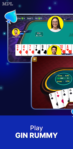 Android application Gin Rummy & Spades Card - MPL screenshort