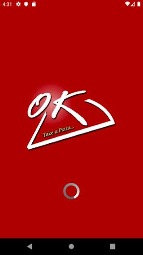 Android application OK Pizza screenshort