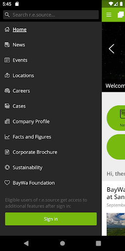 r.e.source Screen 2