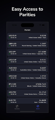 Exchange Rates & Converter Screen 2