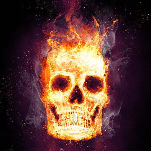 Fire Skulls Live Wallpaper 7.6 Icon