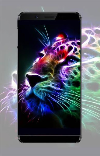Android application Neon Animals Wallpapers screenshort