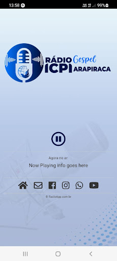 Android application Rádio ICPI Gospel Arapiraca screenshort
