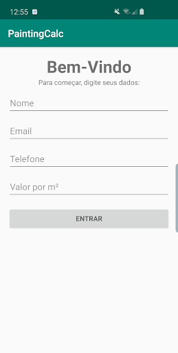 Android application PaintingCalc screenshort