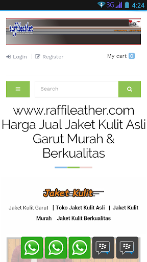 Android application Raffileather screenshort