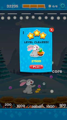 Android application Bunny Bubble screenshort